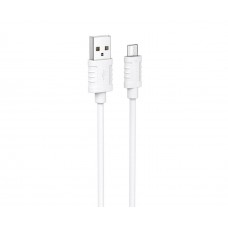 USB кабель Borofone BX52 Micro 2.4A 1m білий