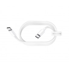 USB кабель Borofone BX44 Type-C - Type-C 5A 100W PD 2m білий