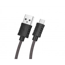 USB кабель Borofone BX52 Micro 2.4A 1m чорний