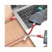USB кабель Hoco U97 1m 2 в 1 Lightning + Type-C червоно-білий
