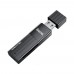 Cardreader Hoco HB20 2 в 1 USB 3.0 чорний