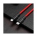 USB кабель Hoco X21 Plus Type-C - Lightning 3A 20W PD 1m червоний