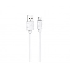 USB кабель Borofone BX52 Lightning 2.4A 1m білий