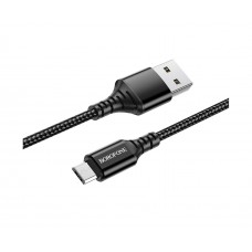 USB кабель Borofone BX54 Micro 2.4A 1m черный