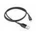 USB кабель Borofone BX54 Lightning 2.4A 1m чорний
