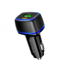Автомобільний зарядний пристрій Borofone BZ14A 1 USB QC + PD 20W чорне