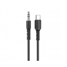 AUX кабель Hoco UPA17 Type-C - TRS 3.5 1m чорний