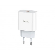 Зарядний пристрій Hoco C76A Plus Type-C 3A PD+QC3.0 20W білий