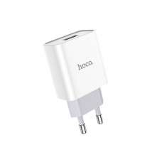 Зарядний пристрій Hoco C81A 1 USB 2.1A білий