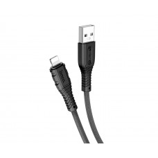 USB кабель Hoco X67 1m 2.4A Lightning чорний