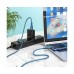 USB кабель Hoco X67 1m 2.4A Lightning синій