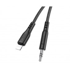 AUX кабель Hoco UPA18 Lightning - TRS 3.5 1m чорний