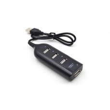 USB Hub 4 порти 1 m чорний