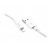 USB кабель Hoco X68 1m Lightning сірий