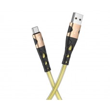 Кабель Hoco U105 USB to Type-C 1.2m gold