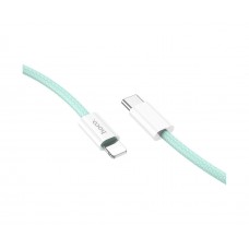 USB кабель Hoco X68 1m PD Type-C to Lightning зелений