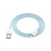 USB кабель Hoco X68 1m Lightning синий