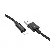 USB кабель Hoco X68 1m Lightning чорний