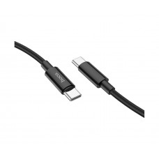 USB кабель Hoco X68 1m PD 100W Type-C to Type-C чорний
