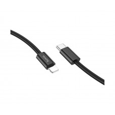 USB кабель Hoco X68 1m PD Type-C to Lightning чорний