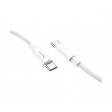 USB кабель Hoco X68 1m PD 100W Type-C to Type-C сірий