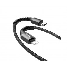 USB кабель Hoco X71 1m PD Type-C to Lightning чорний