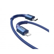 USB кабель Hoco X71 Type-C - Lightning 3A 20W PD 1m синій