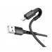 USB кабель Hoco X71 Lightning 2.4A 1m чорний