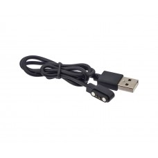 USB кабель для смарт годинника універсальний магнітний 2 pin (4 x 9.5 mm) чорний