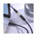 AUX кабель Borofone BL12 удлинитель TRRS 3.5 - TRRS 3.5 (F) 1m черный