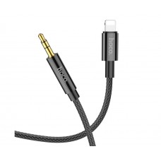 AUX кабель Hoco UPA19 Lightning - TRS 3.5 1m чорний