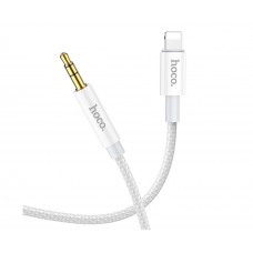 AUX кабель Hoco UPA19 Lightning - TRS 3.5 1m сірий