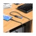 USB кабель Hoco U107 подовжувач Type-C - USB 3.0 (F) 3A 1.2m чорний