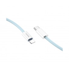 USB кабель Hoco X68 1m PD Type-C to Lightning синій