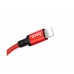 USB кабель Hoco X14 1m Lightning червоно-чорний