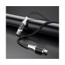 USB кабель Borofone BX79 Lightning 2.4A 1m чорний