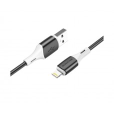 USB кабель Borofone BX79 Lightning 2.4A 1m чорний