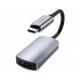 Адаптер перехідник Hoco UA20 4K Type-C to HDMI (F) 0.115m сріблястий