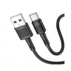 USB кабель Hoco X83 Type-C 3A 1m чорний