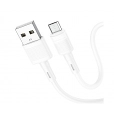 USB кабель Hoco X83 Micro 2.4A 1m білий