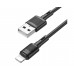 Кабель Hoco X83 USB to Lightning 1m black