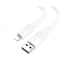 USB кабель Hoco X84 Lightning 2.4A 1m білий