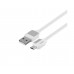USB кабель Remax RC-154m Micro 2.4A 1m білий