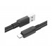 USB кабель Borofone BX81 Lightning 2.4A 1m черный