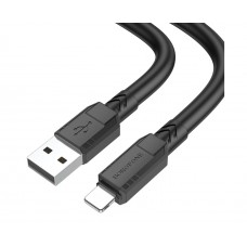 USB кабель Borofone BX81 Lightning 2.4A 1m черный