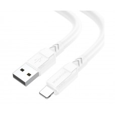 USB кабель Borofone BX81 Lightning 2.4A 1m білий
