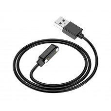 USB кабель для смарт годинника Hoco Y9 магнітний чорний