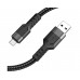 USB кабель Hoco U110 Micro 2.4A 1.2m черный