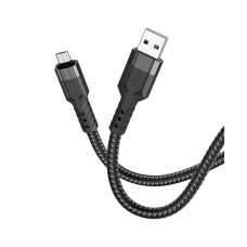 USB кабель Hoco U110 Micro 2.4A 1.2m чорний