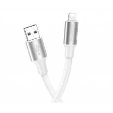 USB кабель Borofone BX82 Lightning 2.4A 1m белый